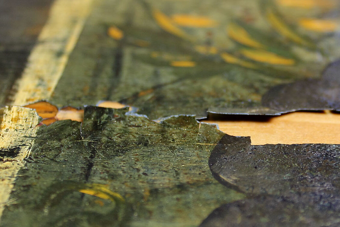 Restaurationen von Verzierungen von Restaurierung Maderebner
